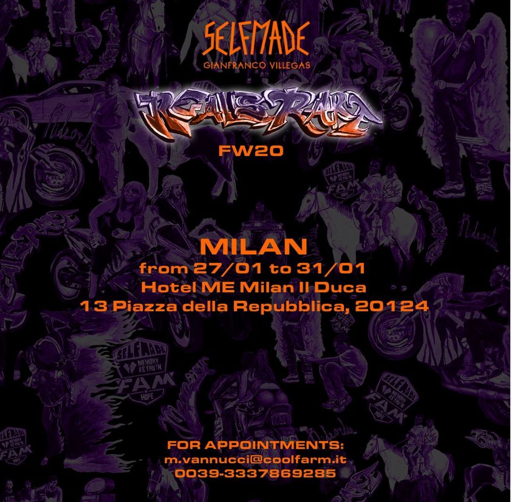 "SELF MADE BY GIANFRANCO VILLEGAS"2020AW 発売開始!!