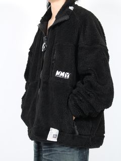 【24AW】ワイド バック ボア ブルゾン / WIDE BACK BOA BL / ブラック