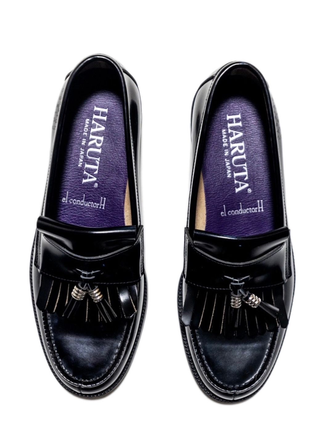 【24SS】x HARUTA タッセル ローファー / x HARUTA TASSEL LOAFER / ブラック - 26.5cm