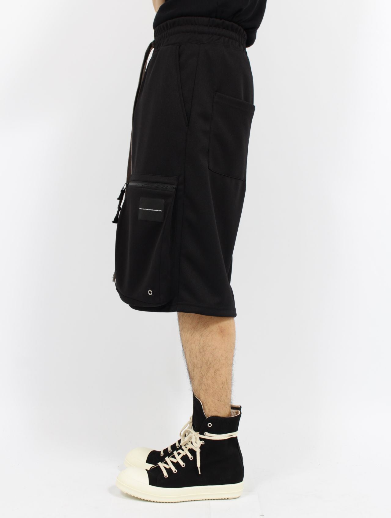 【25SS】テック ジャージー コンバット ショーツ / TECH JERSEY COMBAT SHORTS-4HOLE / ブラック