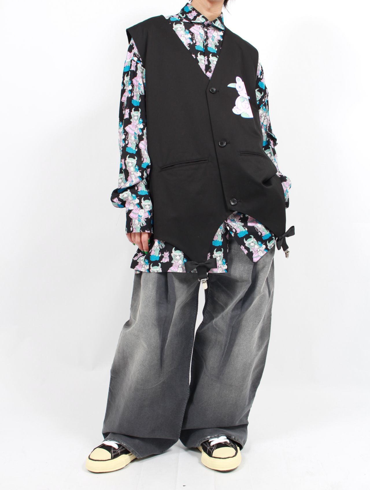 KIDILL - 【25SS】ガーター ジレ ロリータ ガール アートワーク