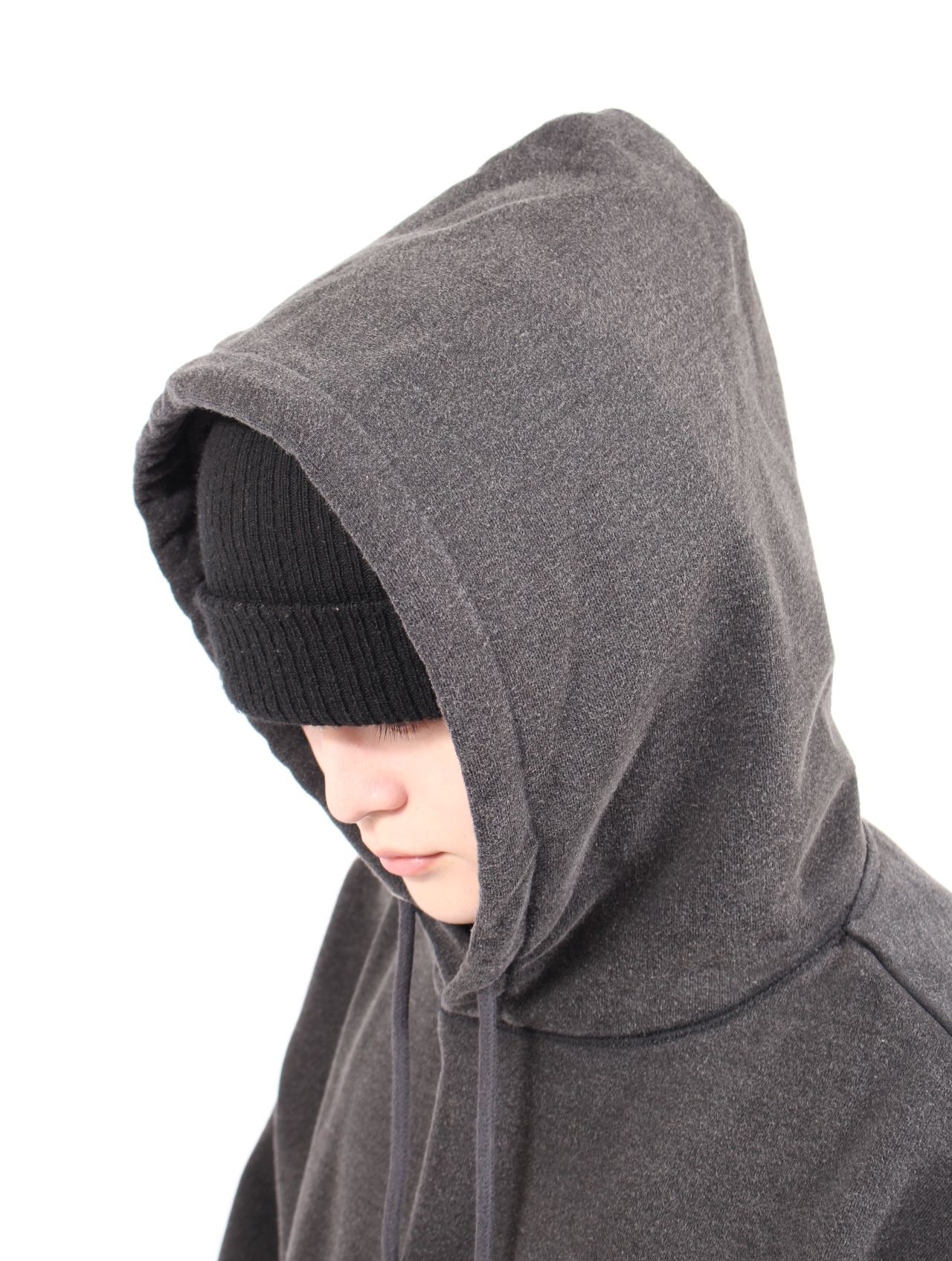 【25AW】佃弘樹 Heartwork Mixed media グラフィック フーディー パーカー / Hiroki Tsukuda ART ROBO GRAPHIC HOODIE / ブラック