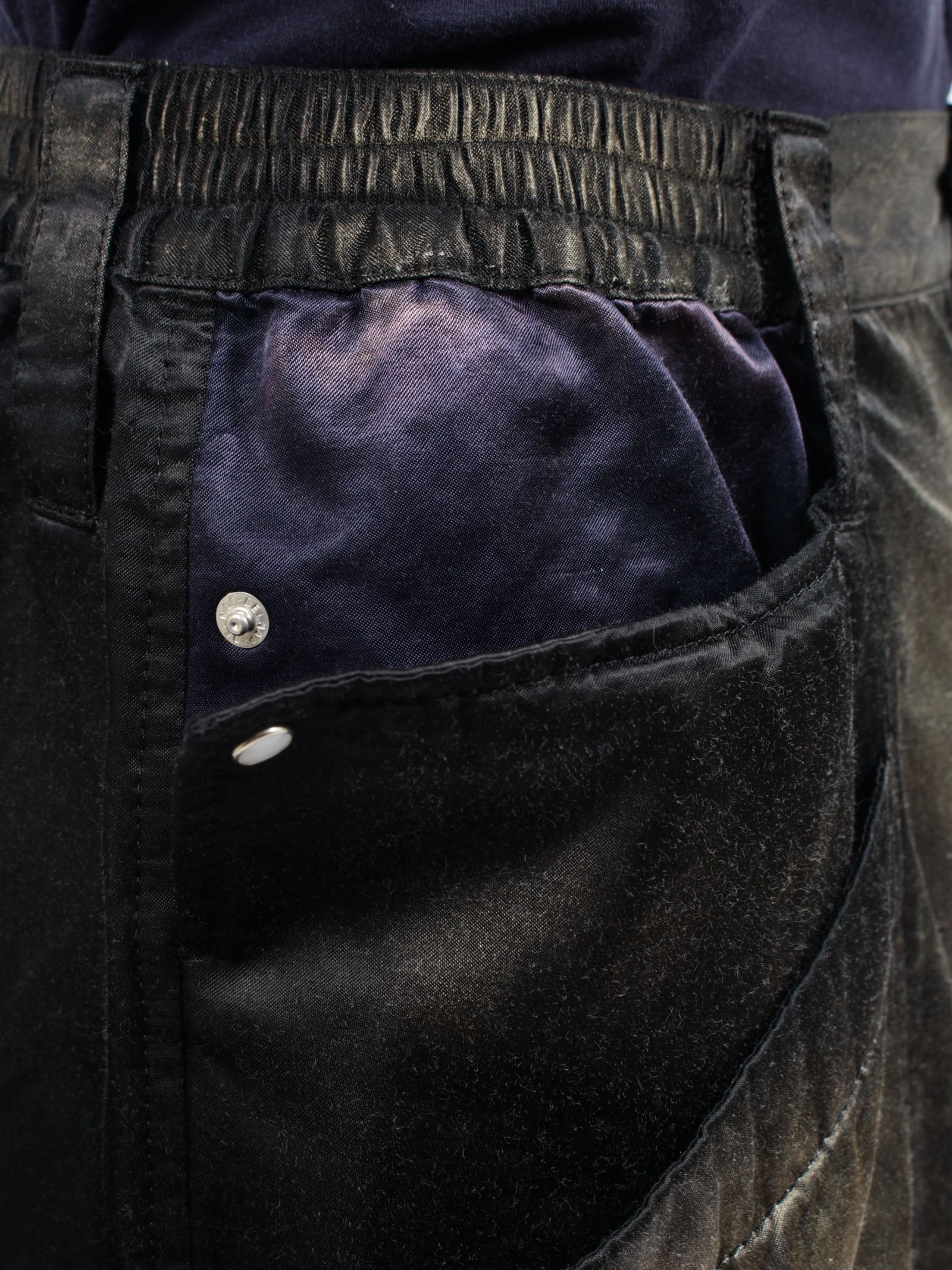 【26SS】ラスティ― サテン ガーデン ショート パンツ / RUSTY SATIN GARDEN SHORT PANTS .15 / ブラック