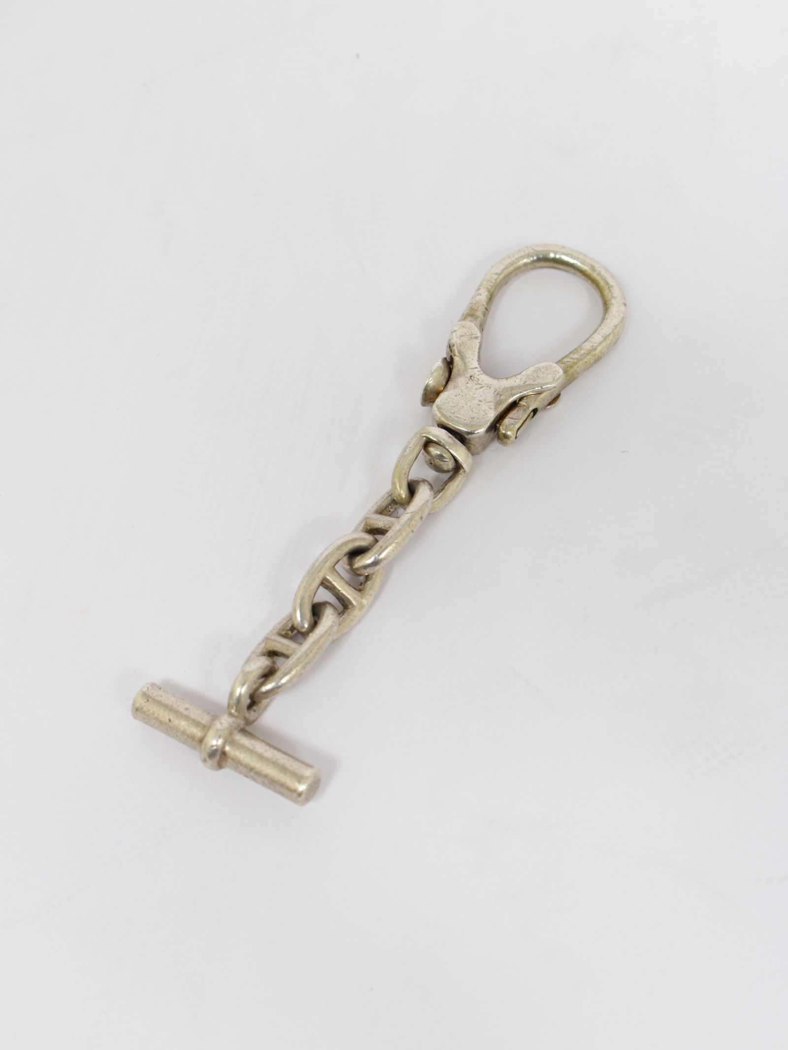 【HERMES VINTAGE】 90'S キーリング シルバー925 / KEY RING / シルバー