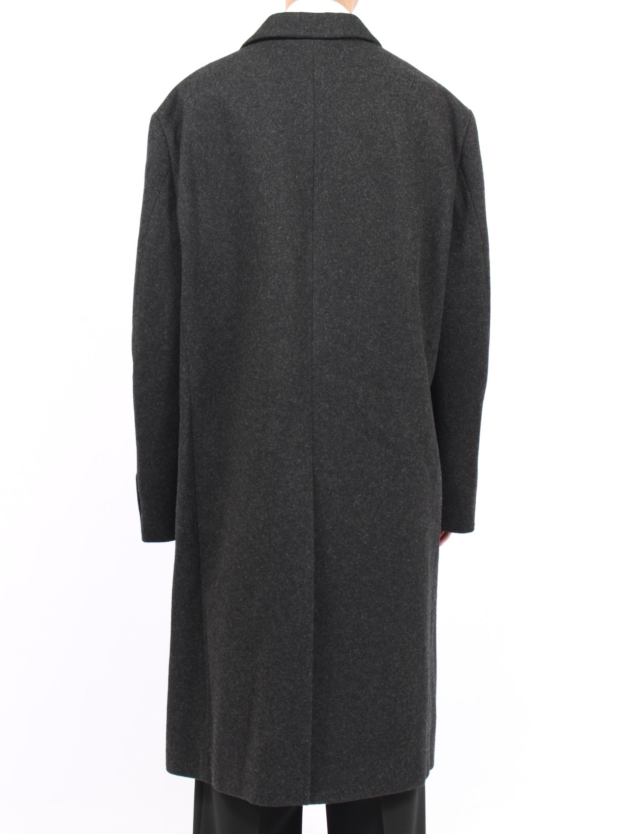 【25AW】フォグ ダブル ブレステッド コート / FOG DOUBLE BREASTED COAT / チャコール