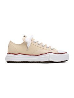"ピーターソン" キャンバス ローカット スニーカー  / OG SOLE CANVAS LOW-TOP SNEAKER / ナチュラル