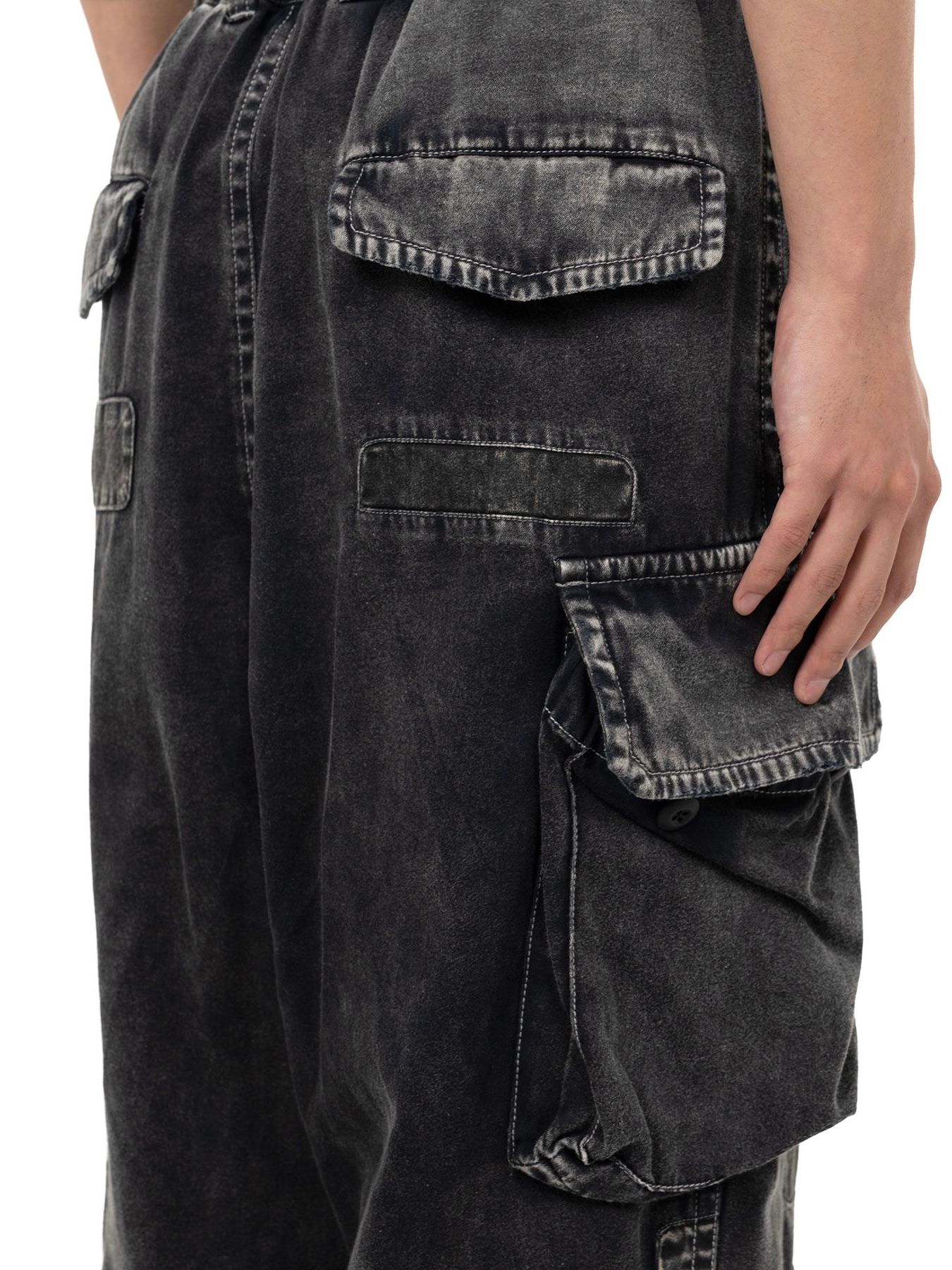 【25AW】リペア カーゴ トラウザー / REPAIR CARGO TROUSER / ブラック