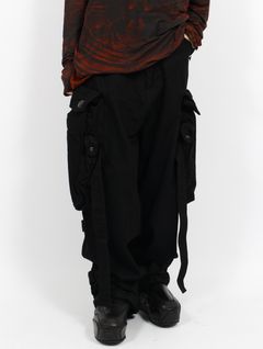 【25SS】12oz デニム カーゴ パンツ / 12oz DENIM / ブラック