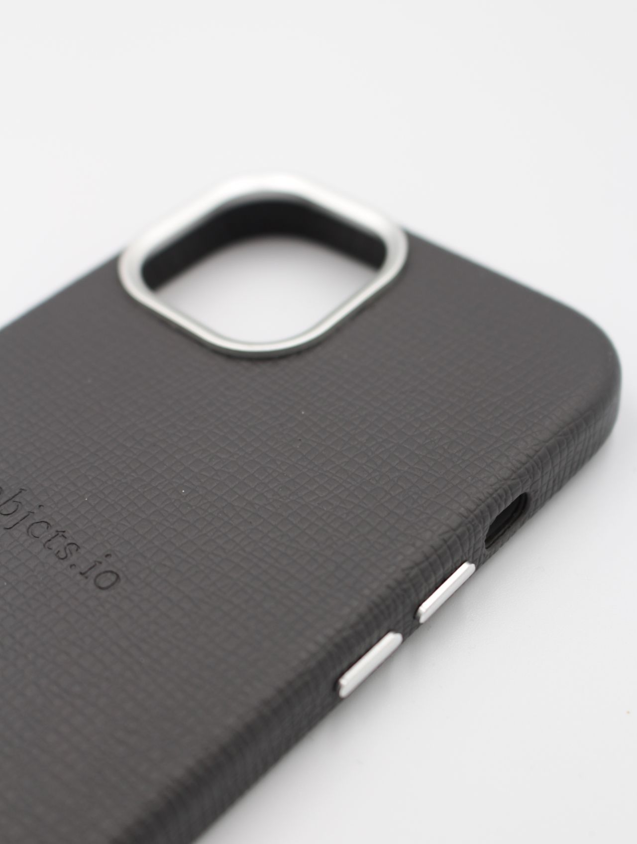 カラビナ付アイフォンケース / CARABINER CASE / グレー