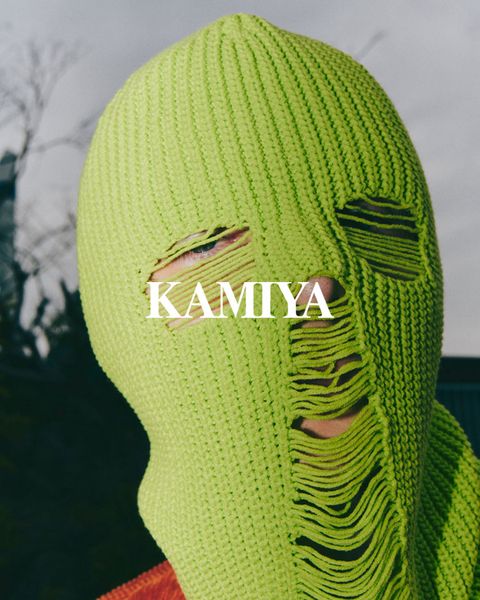 KAMIYA - 【23AW】ダメージ加工 USA ニット / DESTROYED KNIT LST 