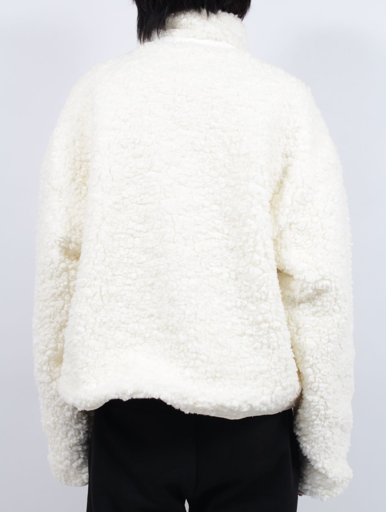 【25AW】ボア フリース ジップアップ ジャケット / EF JACKET / ホワイト
