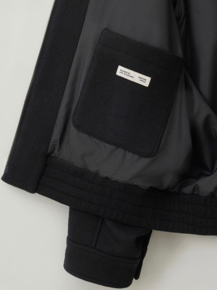 【26AW】ボリューム ブルゾン / VOLUME BLOUSON / ブラック