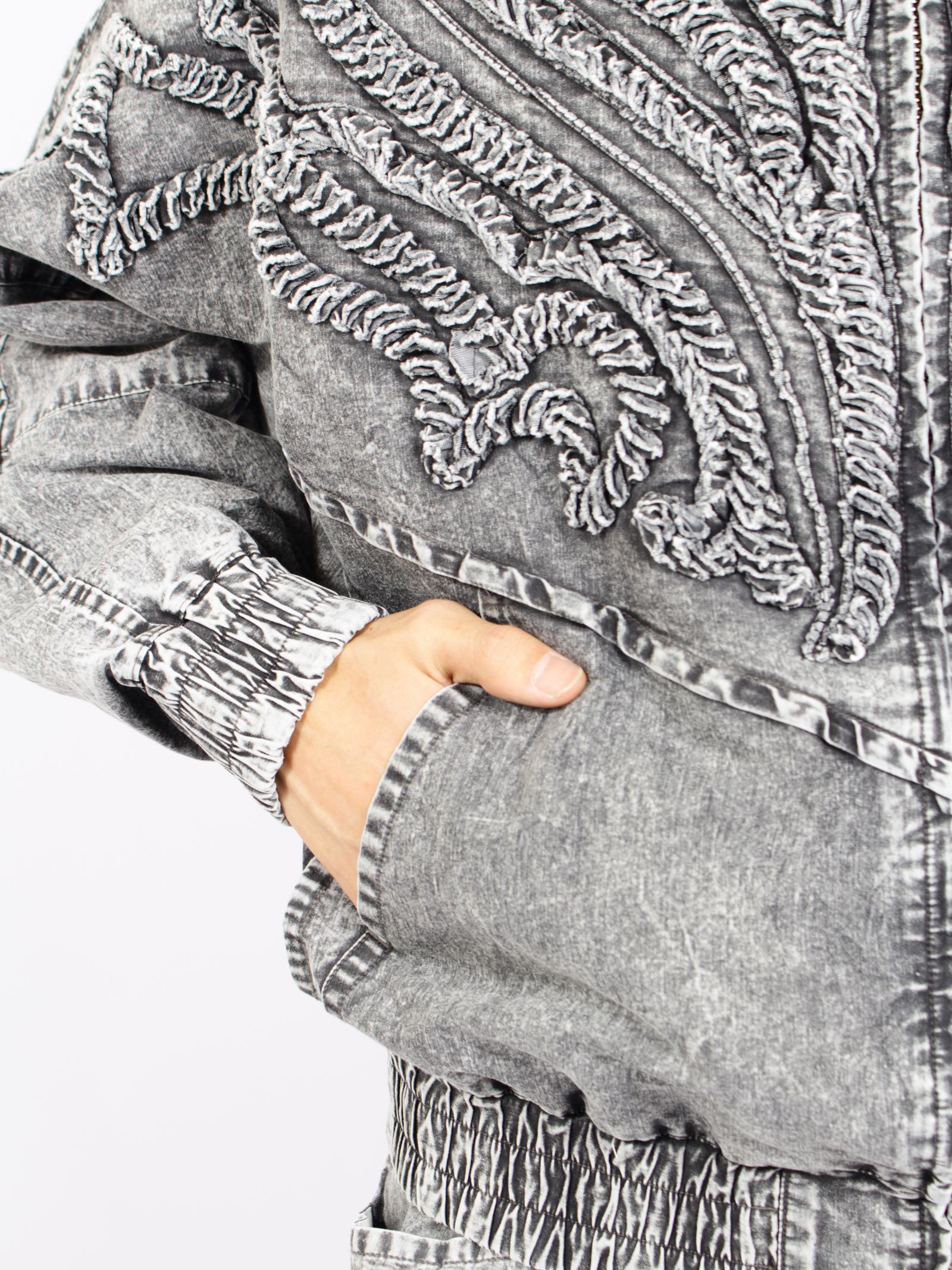 【26AW】ライトウェイト デニム ブルゾン / LIGHTWEIGHT DENIM BLOUSON / ライト グレー