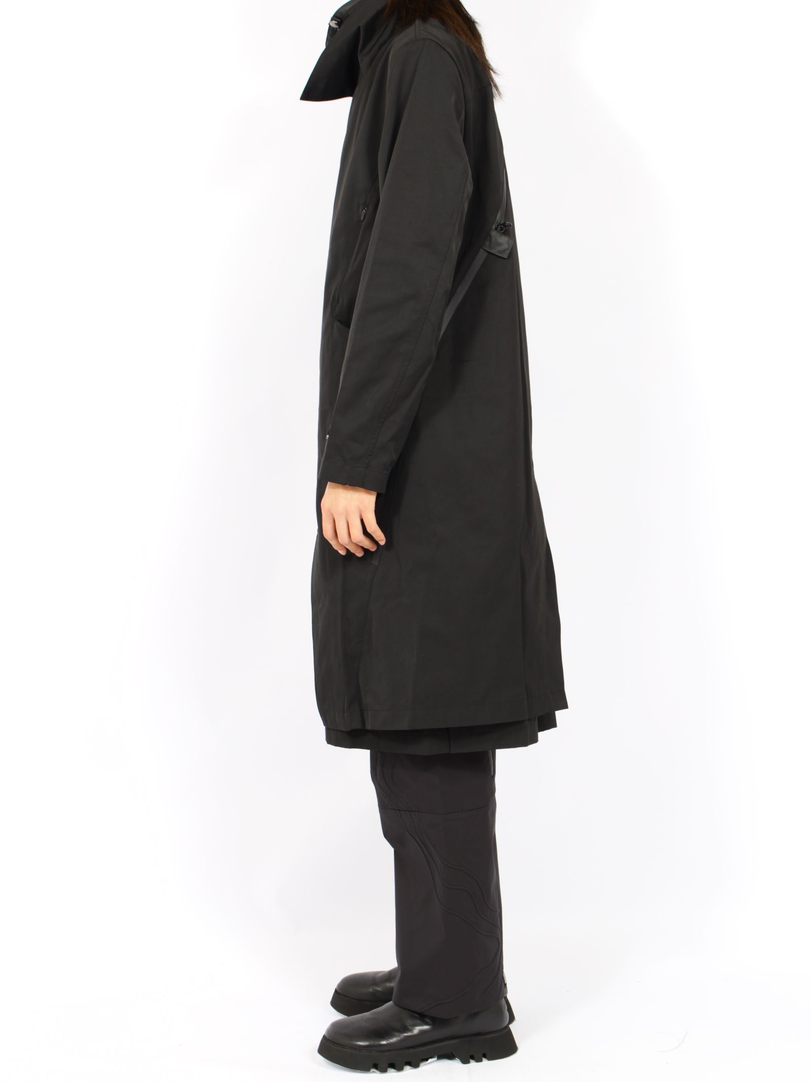 【26AW】デュアル ストラクチャー コート / DUAL STRUCTURE COAT / ブラック