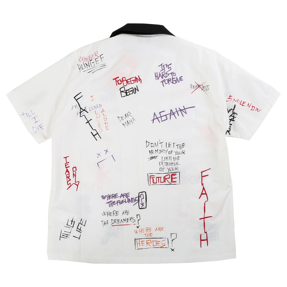 PAINT SHIRTS / WHITE / BLACK