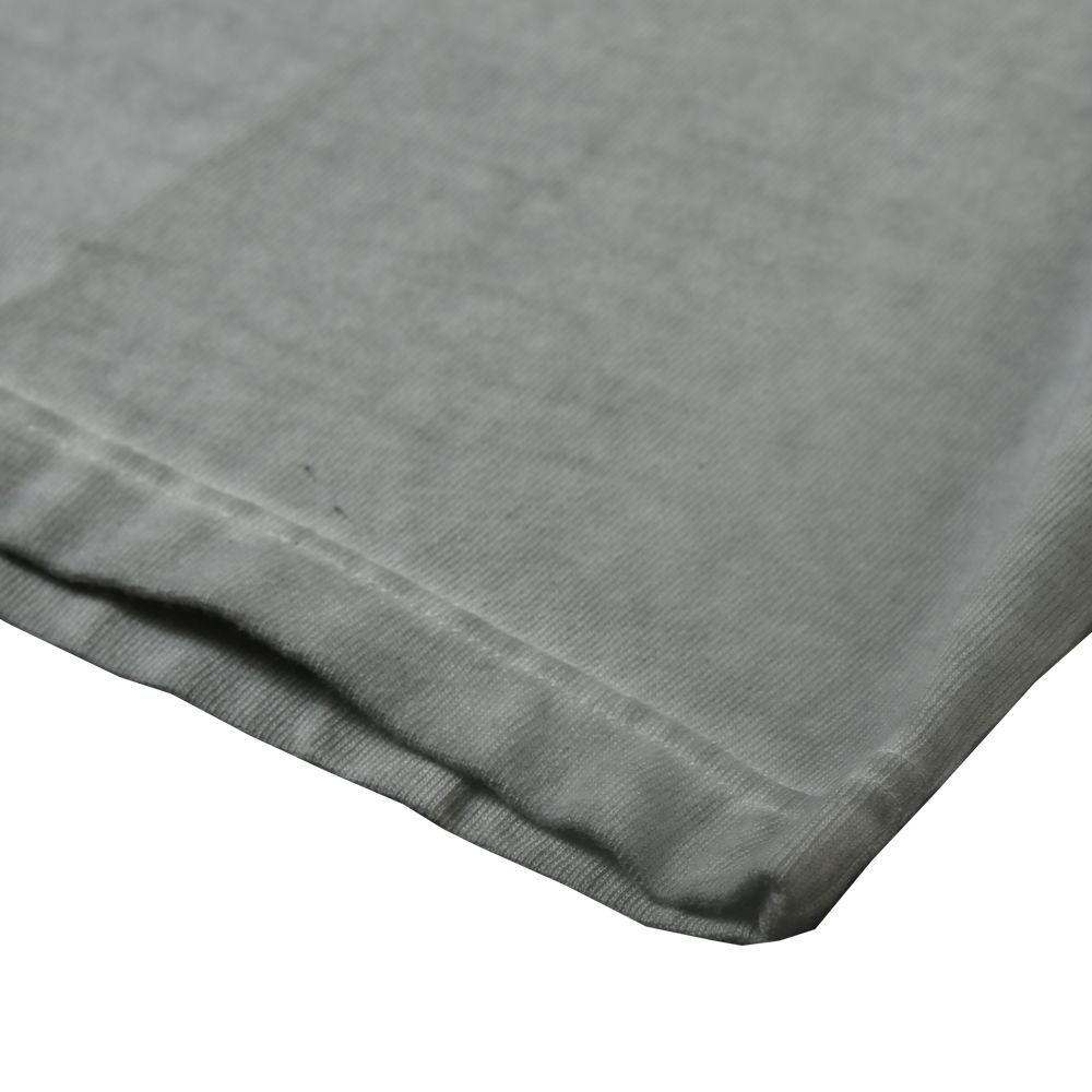 【再入荷】染め加工 ロゴ 長袖カットソー - LIGHT GREY