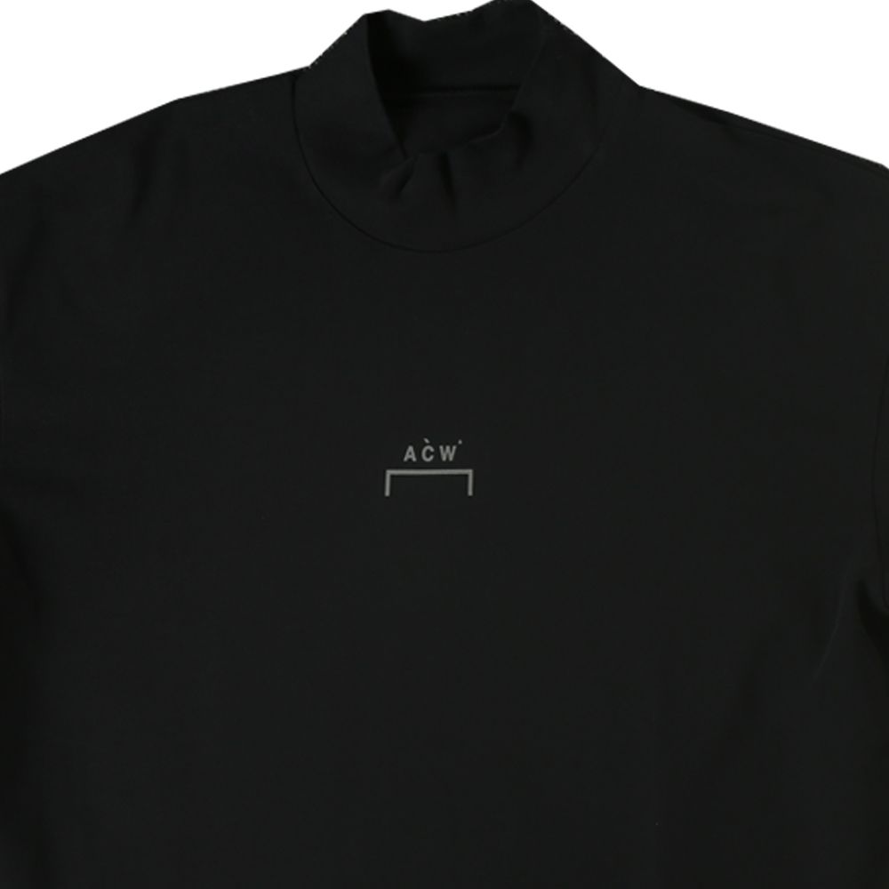 HIGH NECK T-SHIRST / BLACK