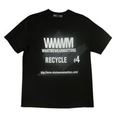 RECYCLE ロゴ プリント カットソー