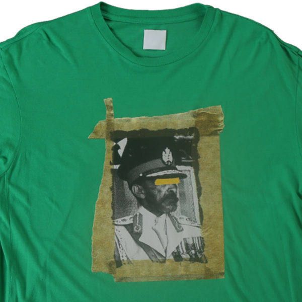 "Lord Of Lords" カットオフ プリントカットソー - GREEN