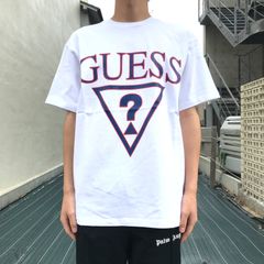 ビッグトライアングル クエスチョンマーク カットソー - WHITE