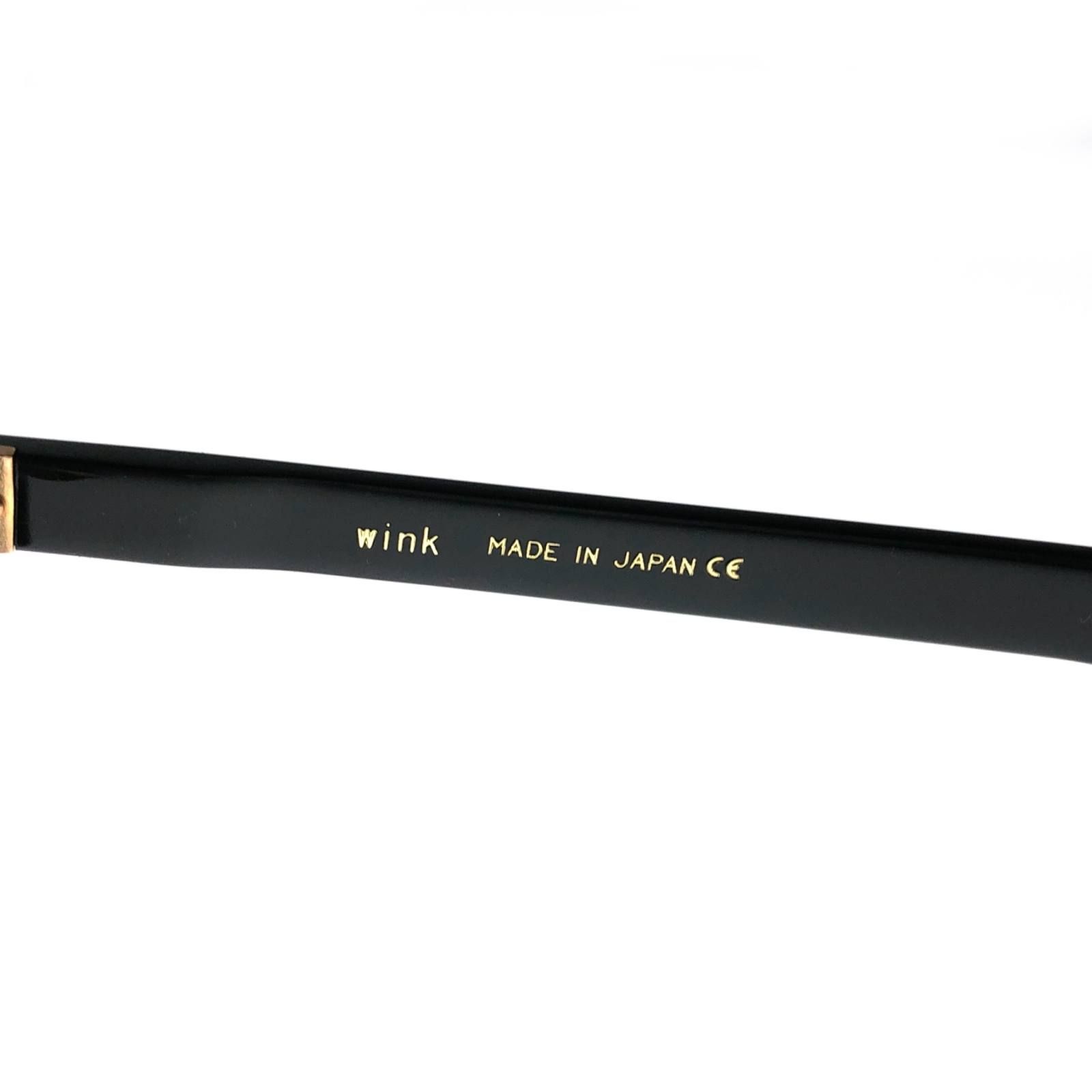 《残り一点》weiコラボ ボストンサングラス WINK - BLACK