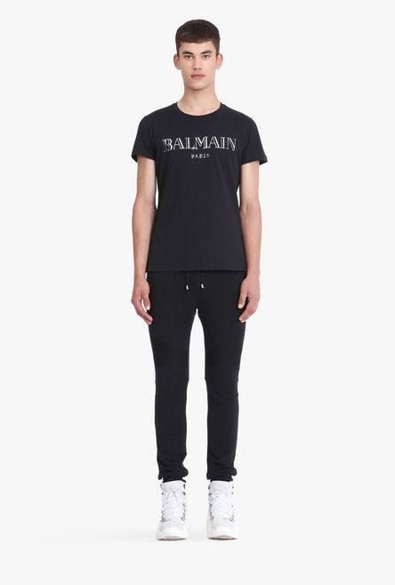 《残り一点》定番メタルロゴ ショートスリーブカットソー - BLACK