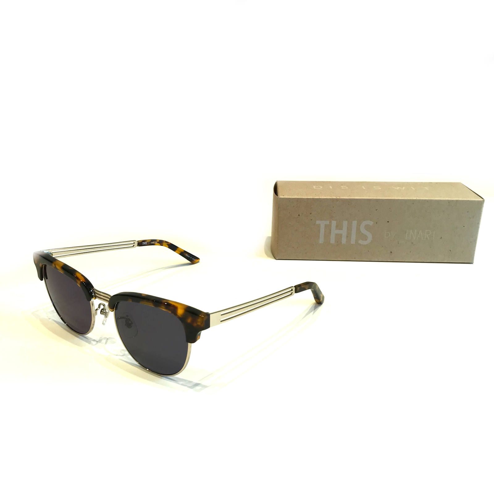 美品 JP THE WAVY着 THIS by INARI イナリ サングラス INARI - 《残り一点》ハーフリム ラインサングラス THIS BY