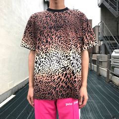 ロゴ刺繍 レオパード クルーネックカットソー - レオパード