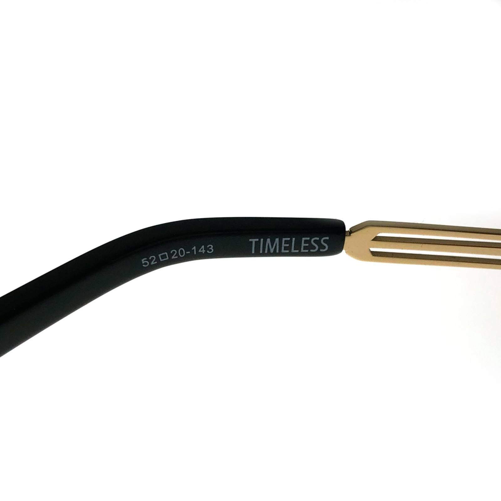 《残り一点》ハーフリム ラインサングラス THIS BY INARI TIMELESS - BLACK×GOLD
