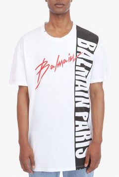 シグネチャーロゴ ラインショートスリーブカットソー - WHITE