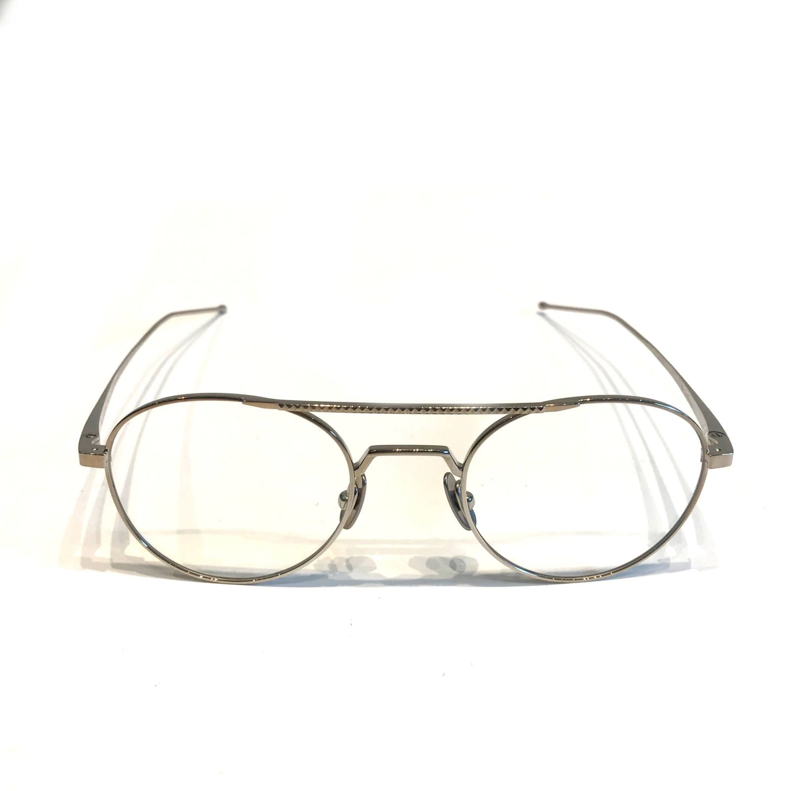 《残り一点》レッドフォード REDFORD ティアドロップ クリアサングラス - SILVER