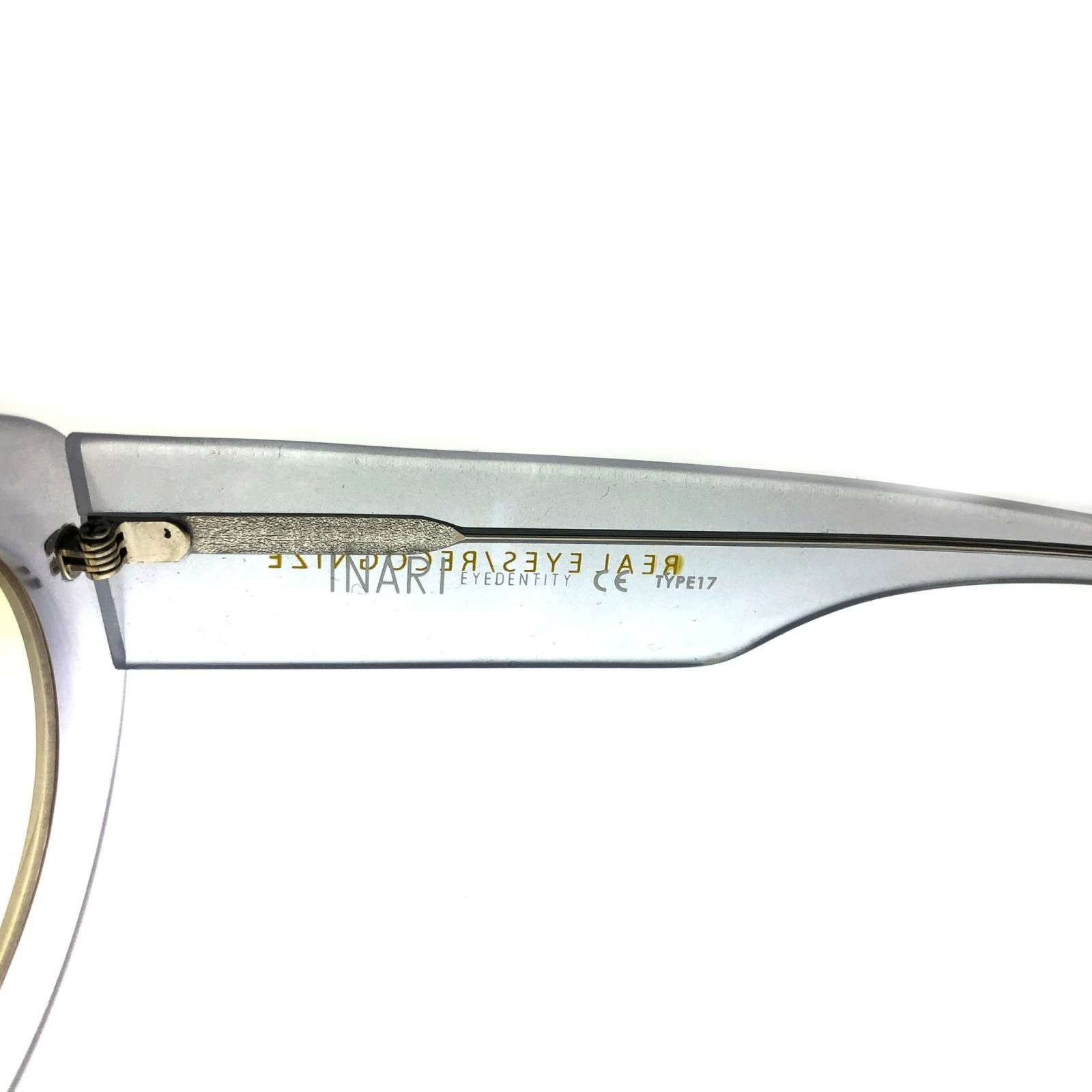 スモークレンズ オーバルサングラス TYPE17 - MATT CLEAR