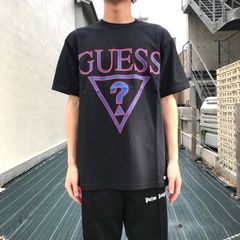 ビッグトライアングル クエスチョンマーク カットソー - BLACK