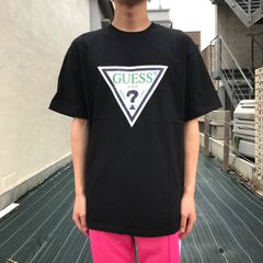 トライアングル クエスチョンロゴ カットソー - BLACK