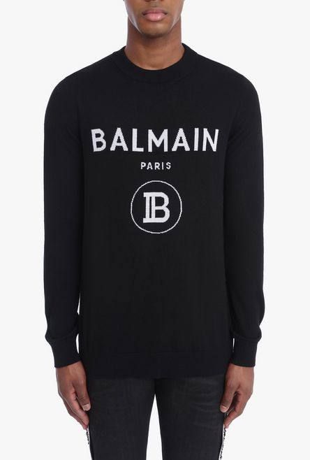 BALMAIN - 【19AW】Bロゴ クルーネック リブニット - BLACK | STORY