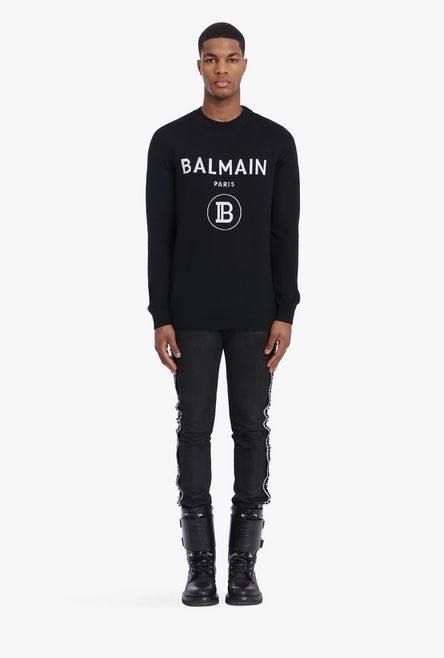 BALMAIN - 【19AW】Bロゴ クルーネック リブニット - BLACK | STORY