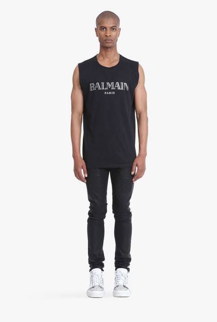 BALMAIN - 《残り一点》定番メタルロゴ ノースリーブカットソー - BLACK | STORY