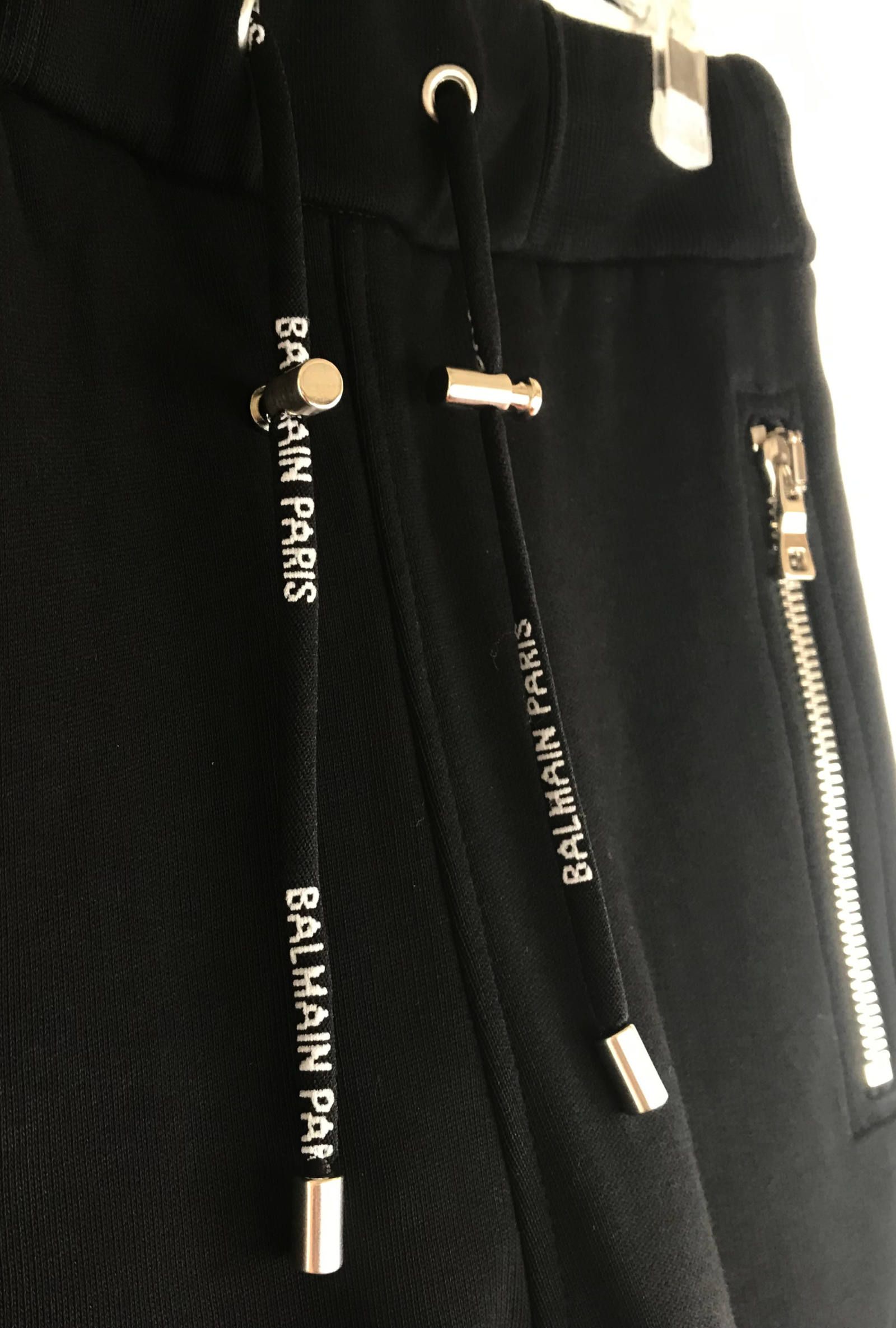 【残り一点】 ロゴサイドライン スウェットリブパンツ - BLACK