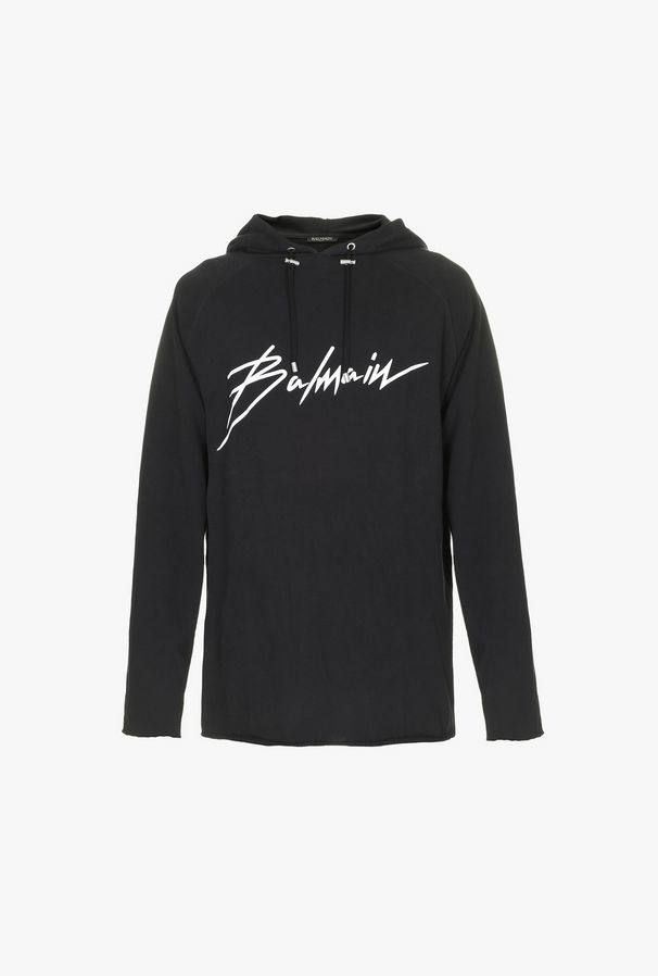 4 BALMAIN ホワイト パーカー フーディ size XL