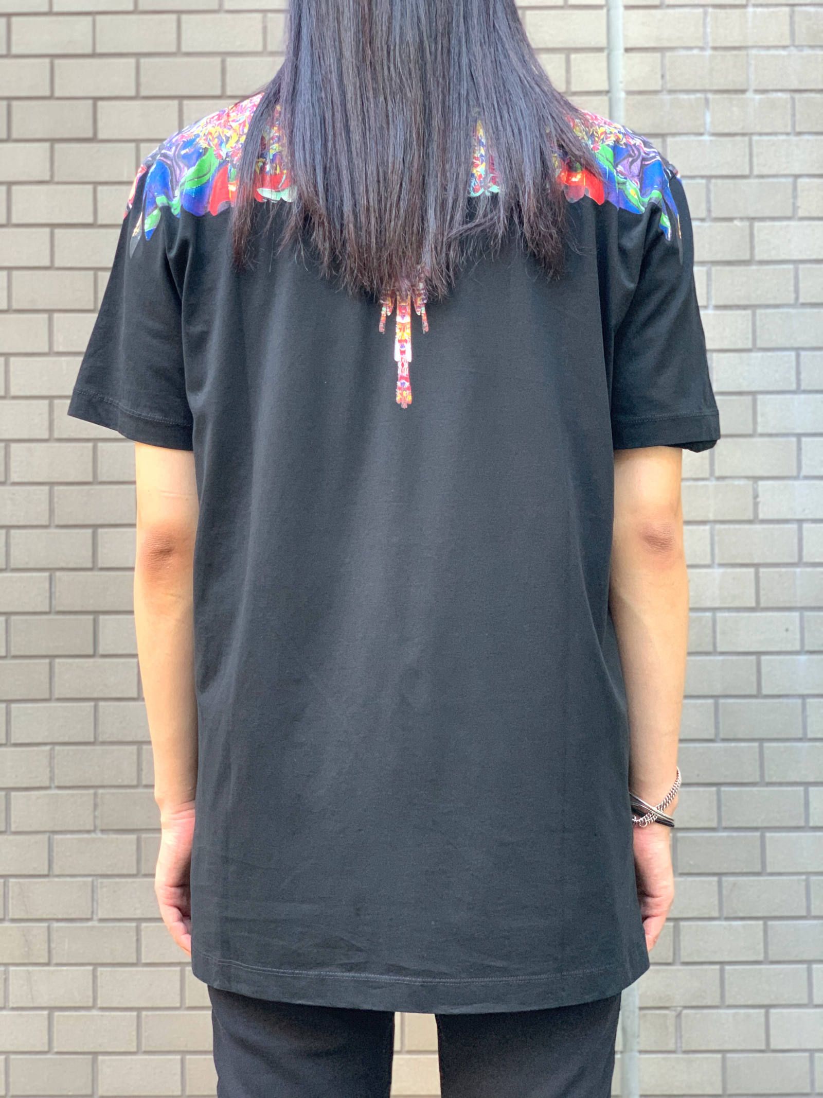 MARCELO BURLON マルセロブロン フェザー WINGSTシャツ XS - Tシャツ