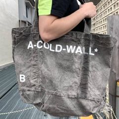 《残り一点》ダメージ加工 ロゴ キャンバストートバッグ