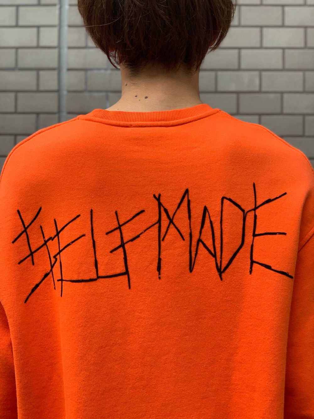 シンプル イズ ベスト！【SELF MADE】刺繍スウェット