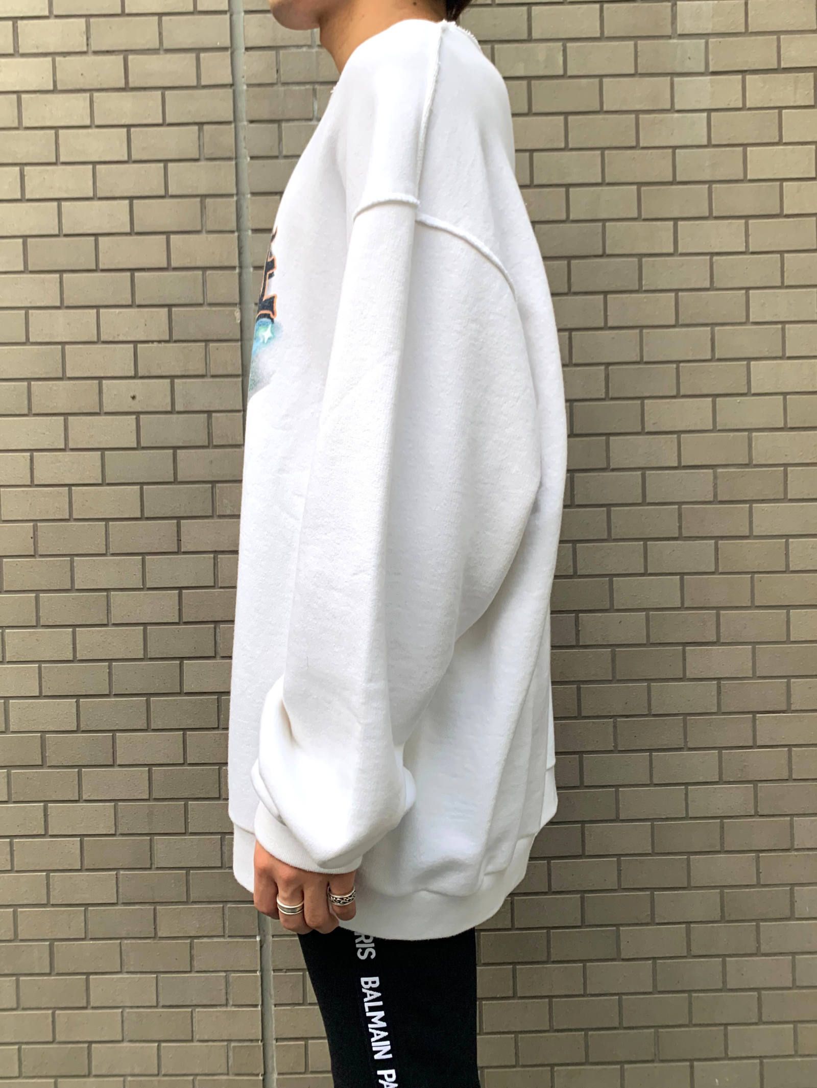 《残り一点》90’S ロゴプリント オーバーサイズ スウェット