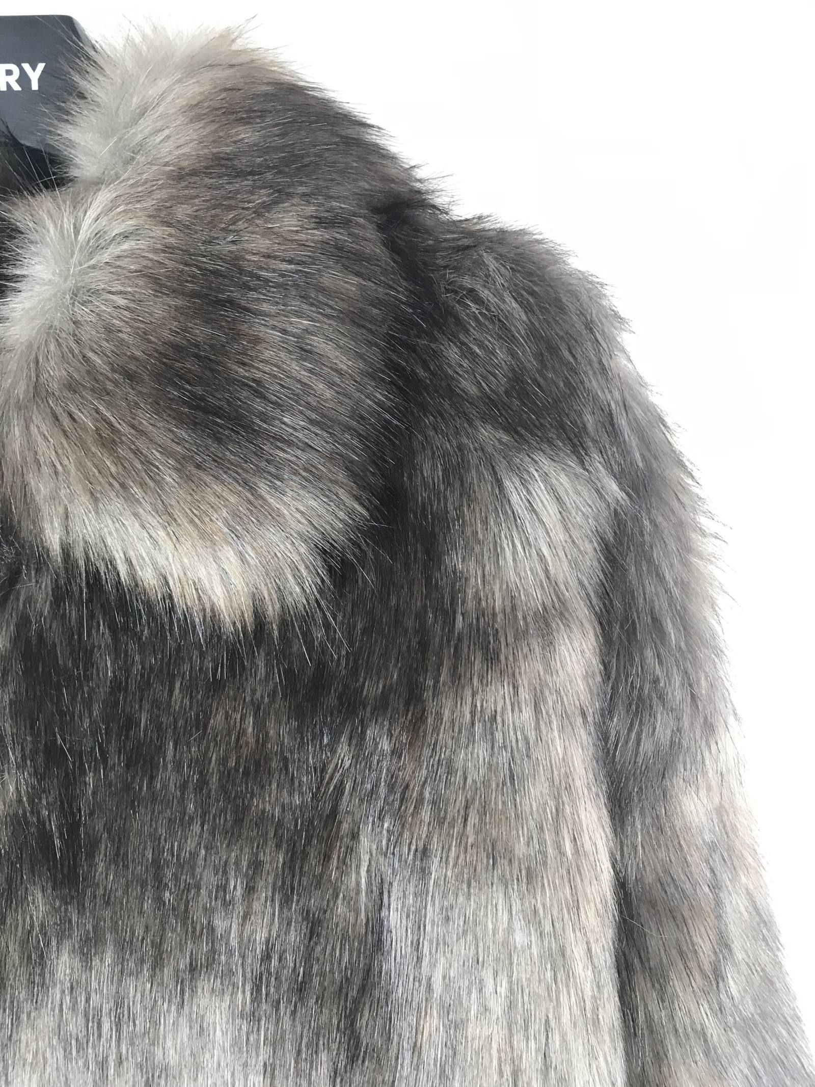 オーバーサイズ ショートファージャケット FAUX FUR SHORT COAT - BROWN