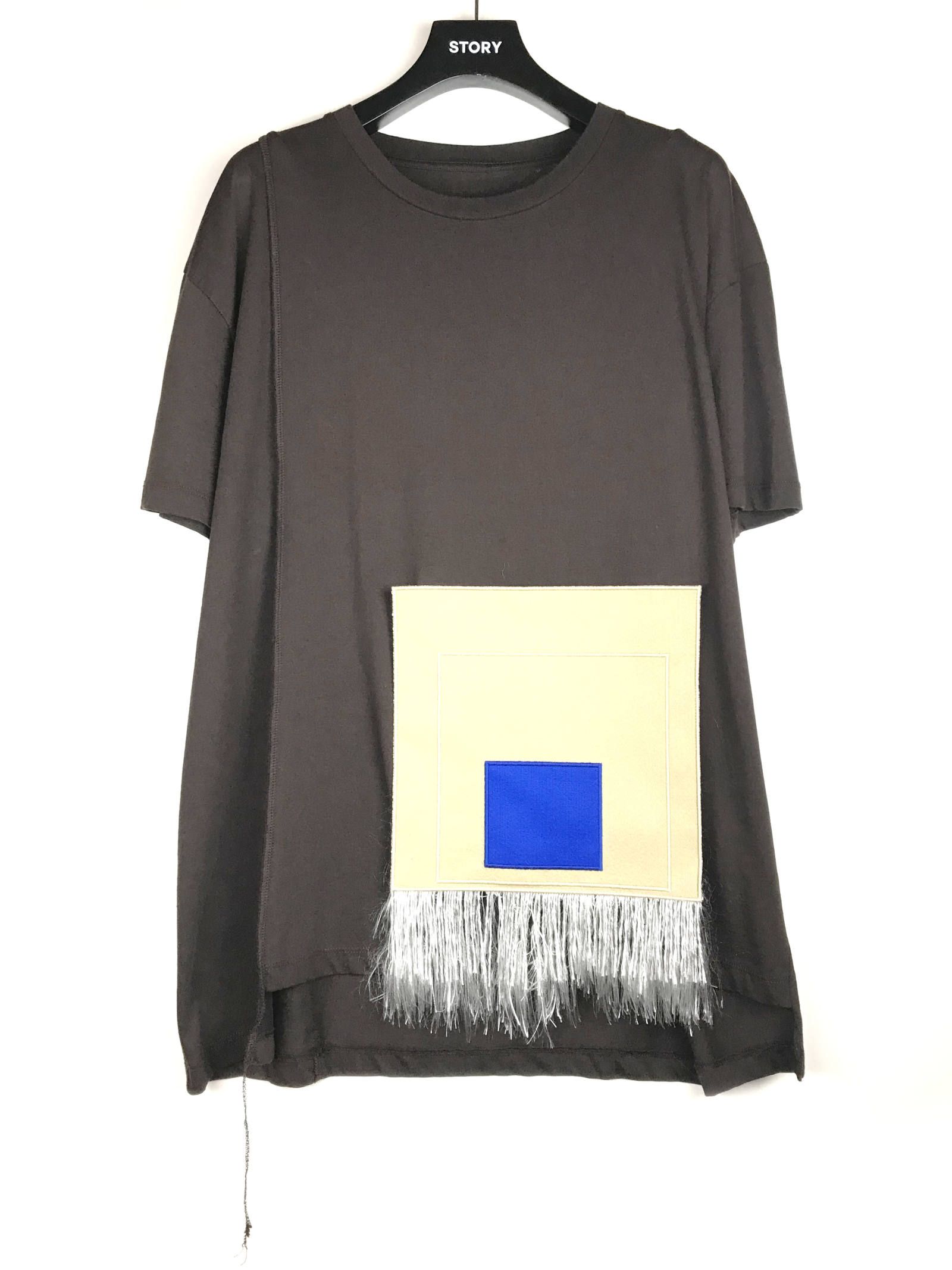 《残り一点》 REMOVABLE ワッペン プリントカットソー