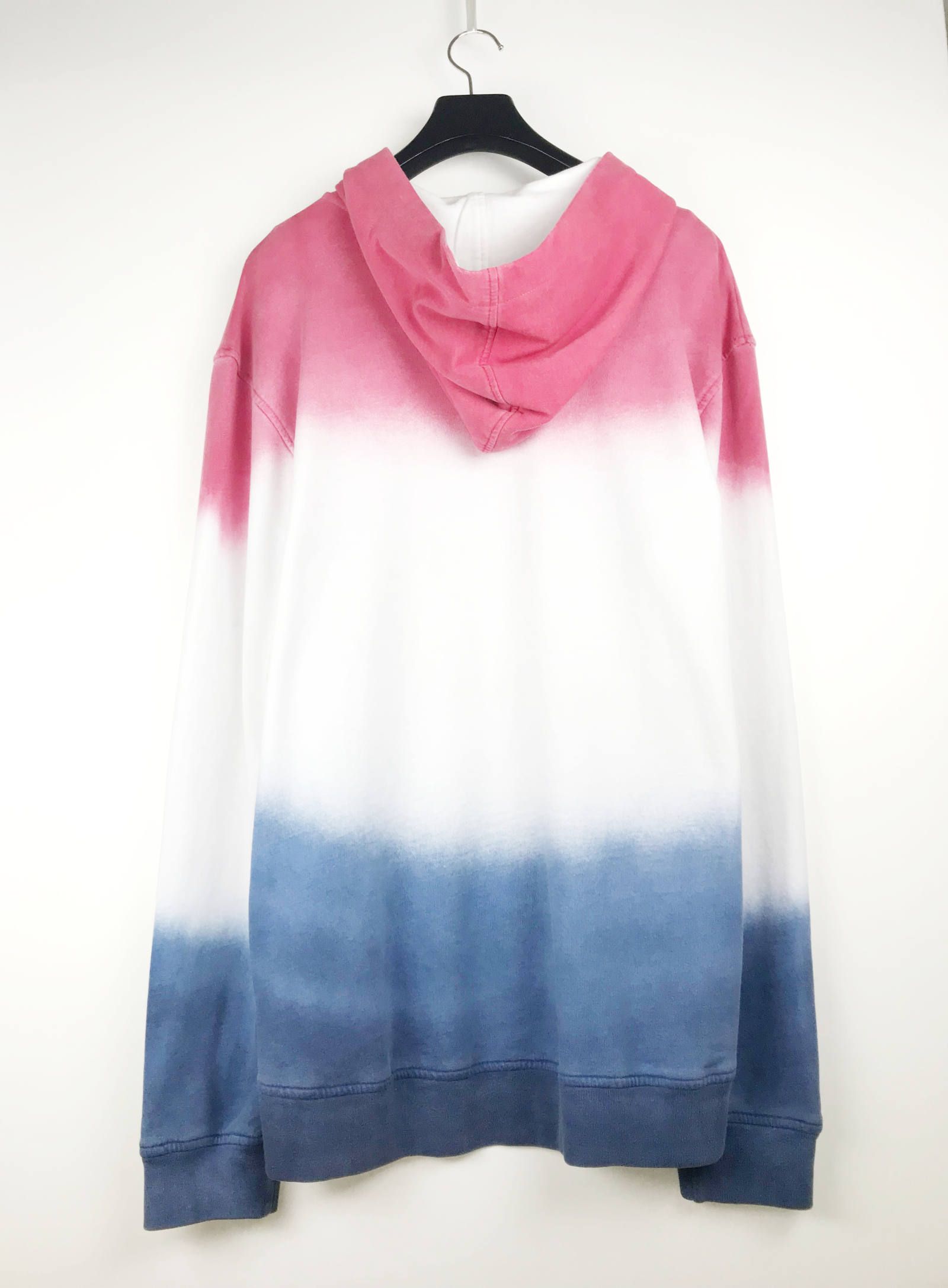 《S、M残り一点》 グラデーション スプレープリントパーカー LIVIN IN AMERICA - トリコロール