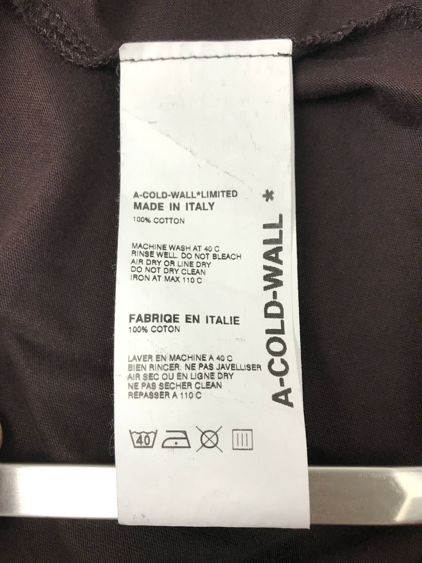 《残り一点》 REMOVABLE ワッペン プリントカットソー