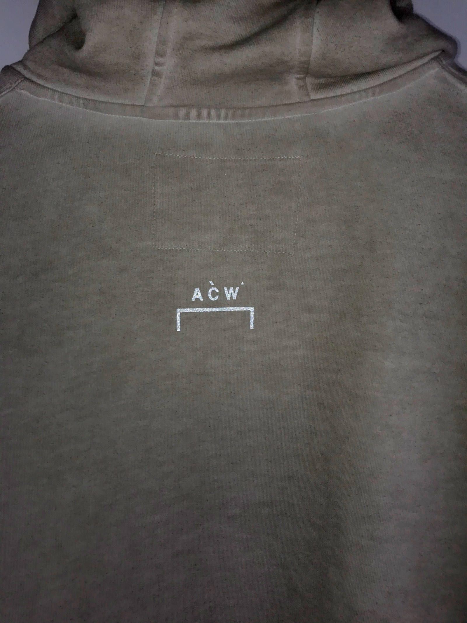染め加工 ドロップショルダー ロゴパーカー - BEIGE
