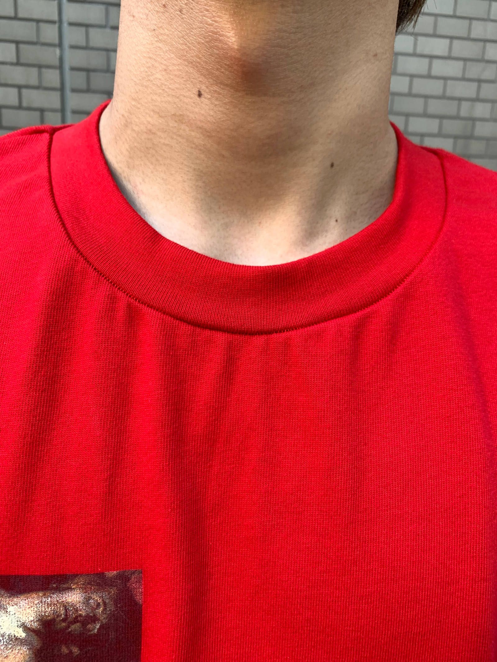 《各カラー残り一点》 スカルロゴ グラフィックカットソー T-SHIRT - RED