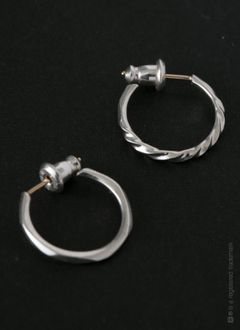 【両耳用】 GARNI コラボ ピアス - PIERCING " silver "